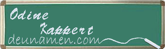 Odine Kappert Visitenkarte